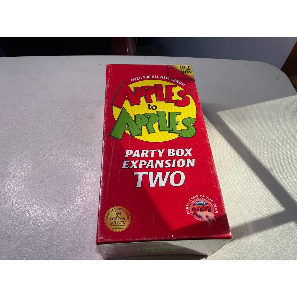 Apples to Apples Party Box Expansion Two Card Game 576 New Cards Sealed 7722